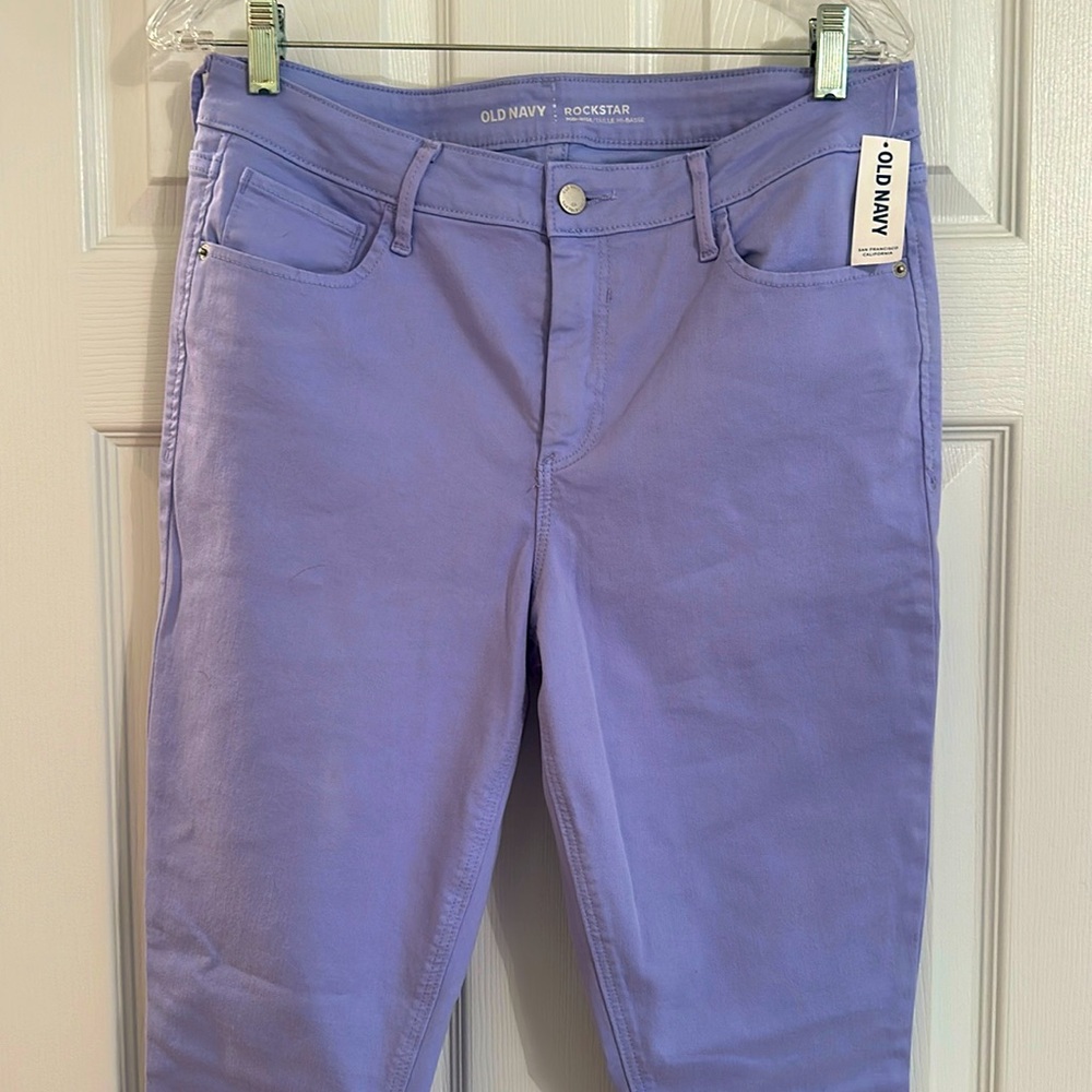 Old Navy Rockstar Lilac/Lavender Jeans